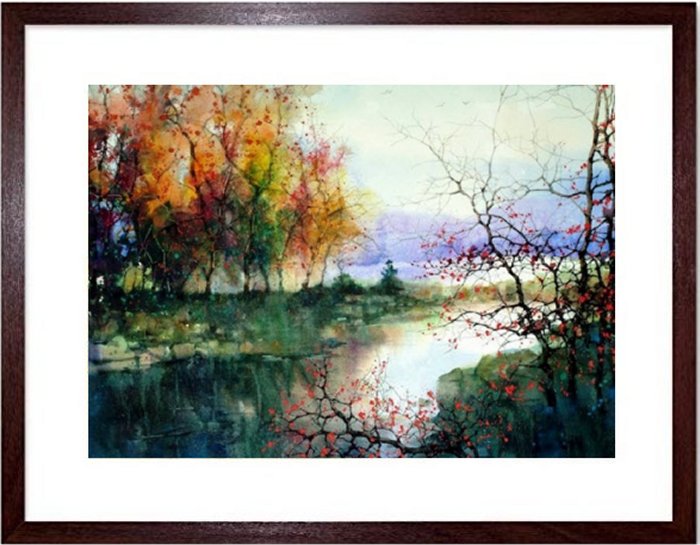 Watercolours Framed Prints